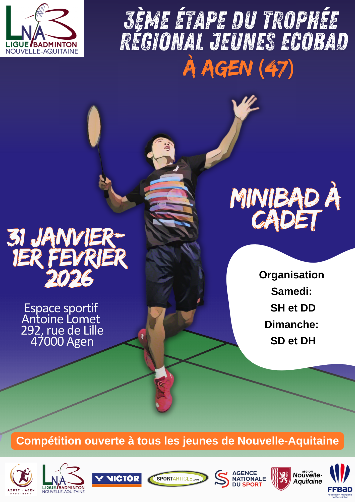 Circuit Jeune Régional NAQU - Etape 3 - TRJ Nouvelle-Aquitaine Ecobad